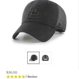 Black St. Louis Cardinals hat